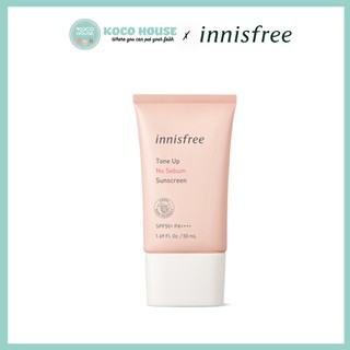 Kem chống nắng Innisfree Tone up No Sebum Sunscreem  SPF50 + PA+++ ( bản mới 2020 )