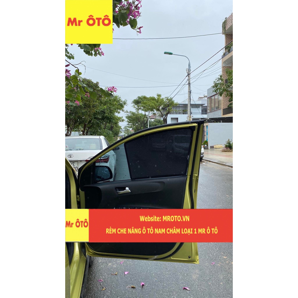 Rèm Che Nắng chống UV Xe Kia Morning 2021-2023 Hàng Loại 1 MR.ÔTÔ -Bảo Hành 2 Năm