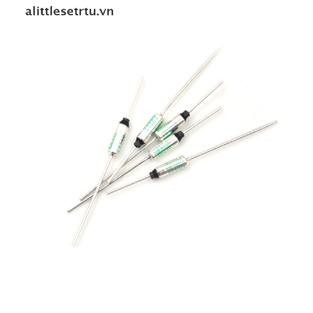 Set 5 Cầu Chì Nhiệt SF129E NEC 133°C 133 Celsius Độ 10A 250V.
