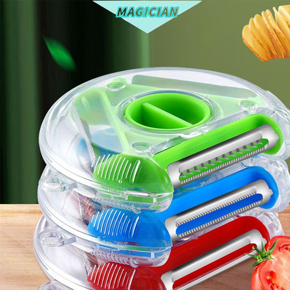 Dụng Cụ Bào Rau Củ Quả Đa Năng 3 Trong 1 Bằng Thép Không Gỉ