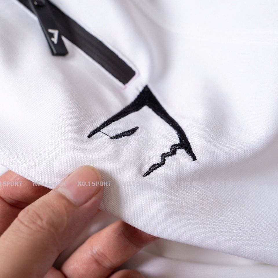 Jogger GymSharks LoGo Thêu - chất Thun Poly 2 Da - Túi Khóa