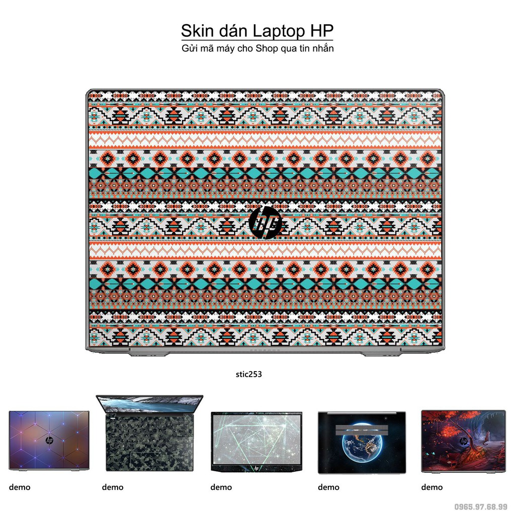 Skin dán Laptop HP in hình South Western - stic253 (inbox mã máy cho Shop)