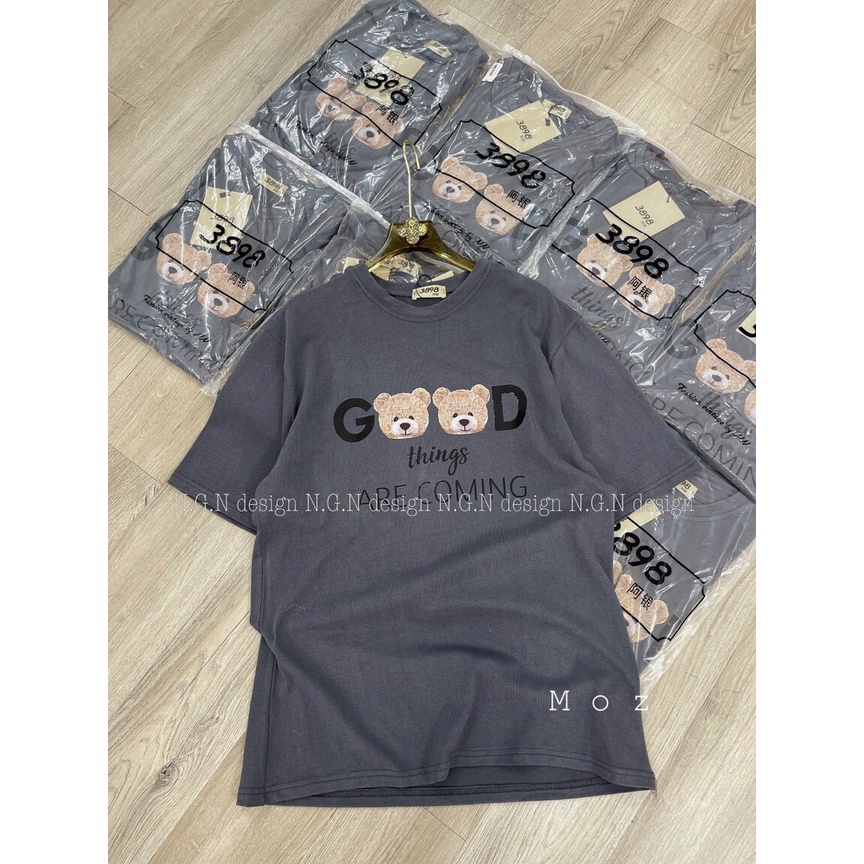 Áo Thun Tay Lỡ Good 2 Mặt Gấu Áo Phông Mát Mịn Dáng Rộng Nam Nữ - ZADOLA FASHION