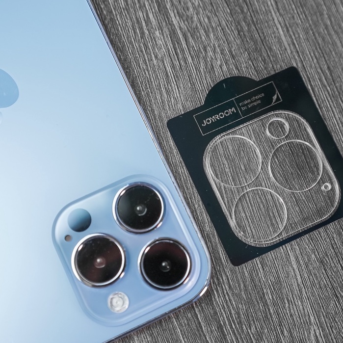 Miếng Dán kính Camera cho iPhone 13 Pro Max, 13, ,13 Pro, Trong suốt bảo vệ camera toàn diện