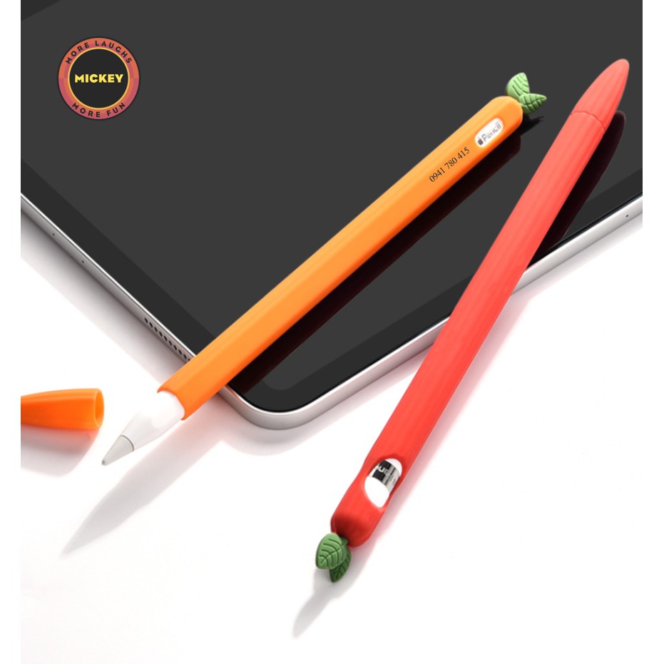 Ốp silicon bảo vệ bút cảm ứng Apple pencil 1 & 2 nhiều màu đa dạng