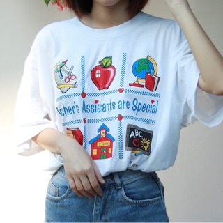 Combo 5 áo thun trắng unisex Mỹ