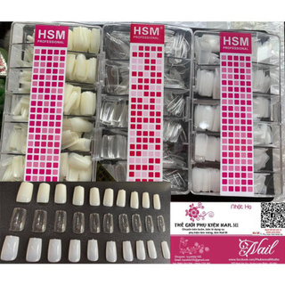 Móng Up HSM chuẩn fom vuông (hộp 600 móng) .