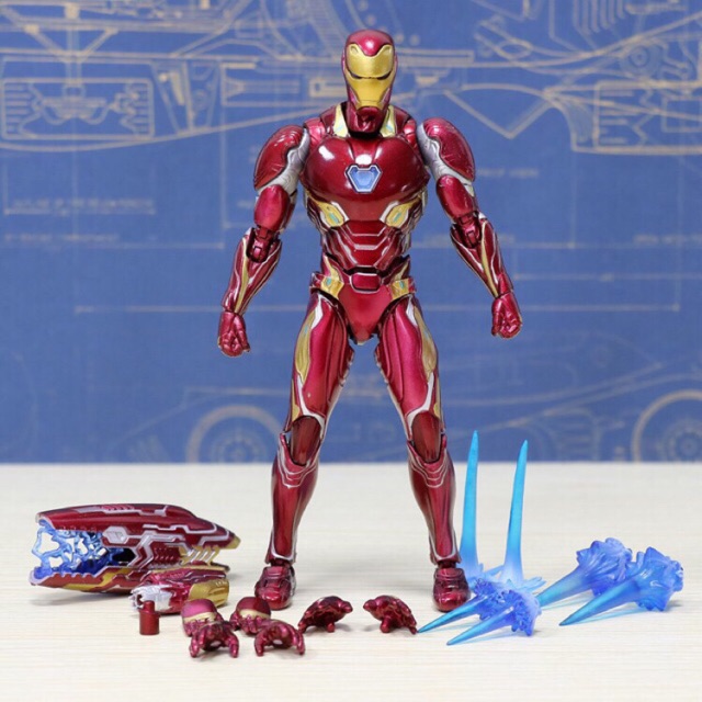 [Nhập mã TOYAUG hoàn 10% tối đa 15K xu cho đơn từ 99K][MHĐ] Mô hình Iron Man Mark 50 SHF MK50 - Tặng kèm base