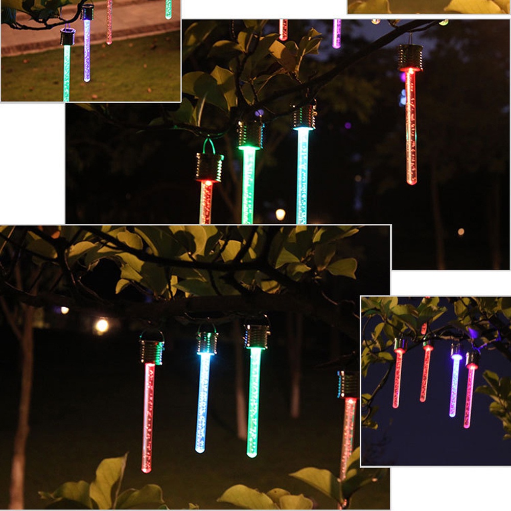 Dây Đèn Led Treo Trang Trí Sân Vườn Bằng Acrylic IP65 Chống Nước Dùng Năng Lượng Mặt Trời