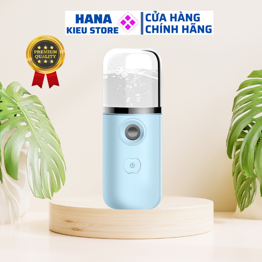 Máy phun sương xông hơi nano mini cầm tay cấp ẩm siêu tiện dụng Hana Kieu