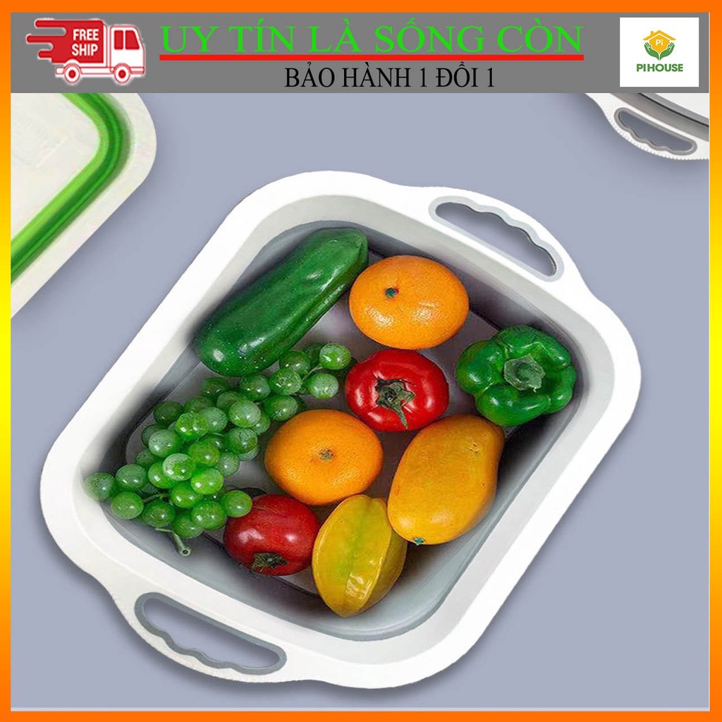 Chậu kèm thớt đa năng 2 in 1 tiện lợi sử dụng trong nhà bếp