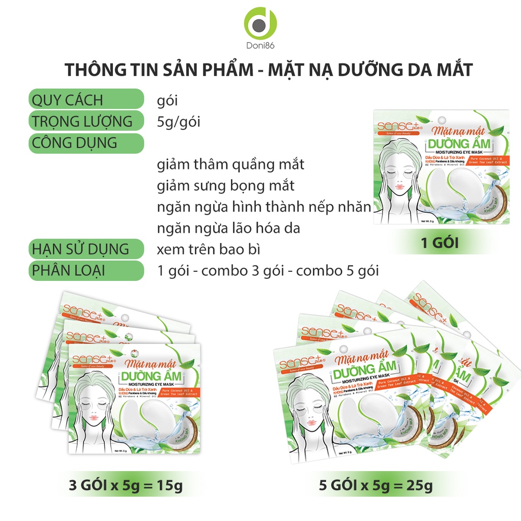 Mặt nạ  Sense Plus dưỡng ẩm mắt, giúp da vùng mắt căng mịn và tươi sáng_Doni86_SP_003