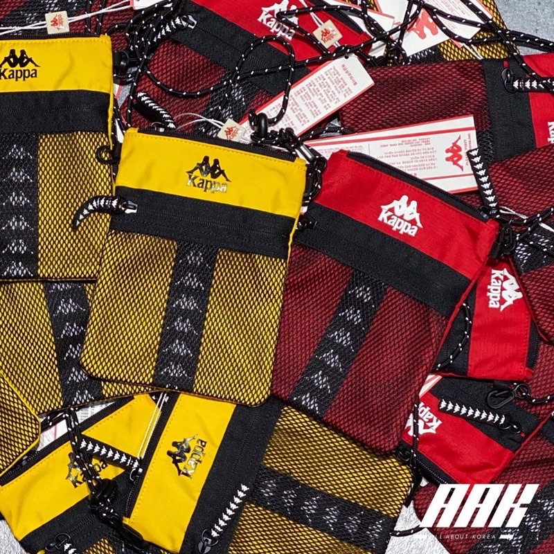 TÚI ĐEO CHÉO KAPPA Pouch Bag - Dây Phản Quang