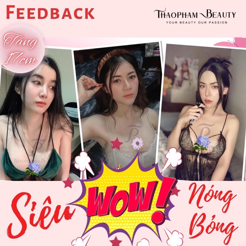 Combo siêu nở ngực, tăng vòng 1, mông to dáng đẹp cao cấp SUPER PRO+ tăng hơn 20cm dùng 5 tháng