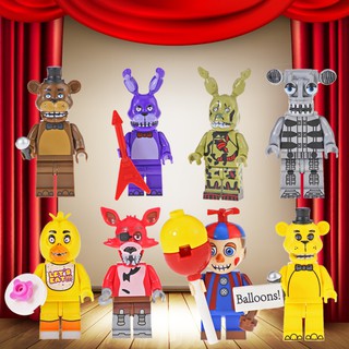 Mô Hình Lego Mini Five Nights at Freddy 'S Chica Freddy Bunnyy Spintraft Bunny Anlmatronic Độc Đáo