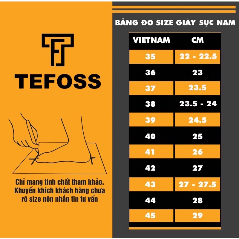 Giày sục nam nữ da bò mules shoe TEFOSS HT751-1 da thật size 35-45