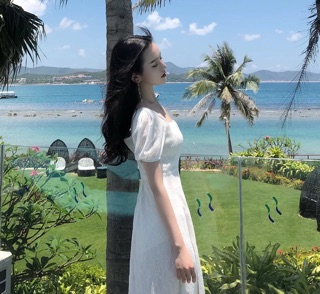 Váy ren trắng Order Quảng châu SL5