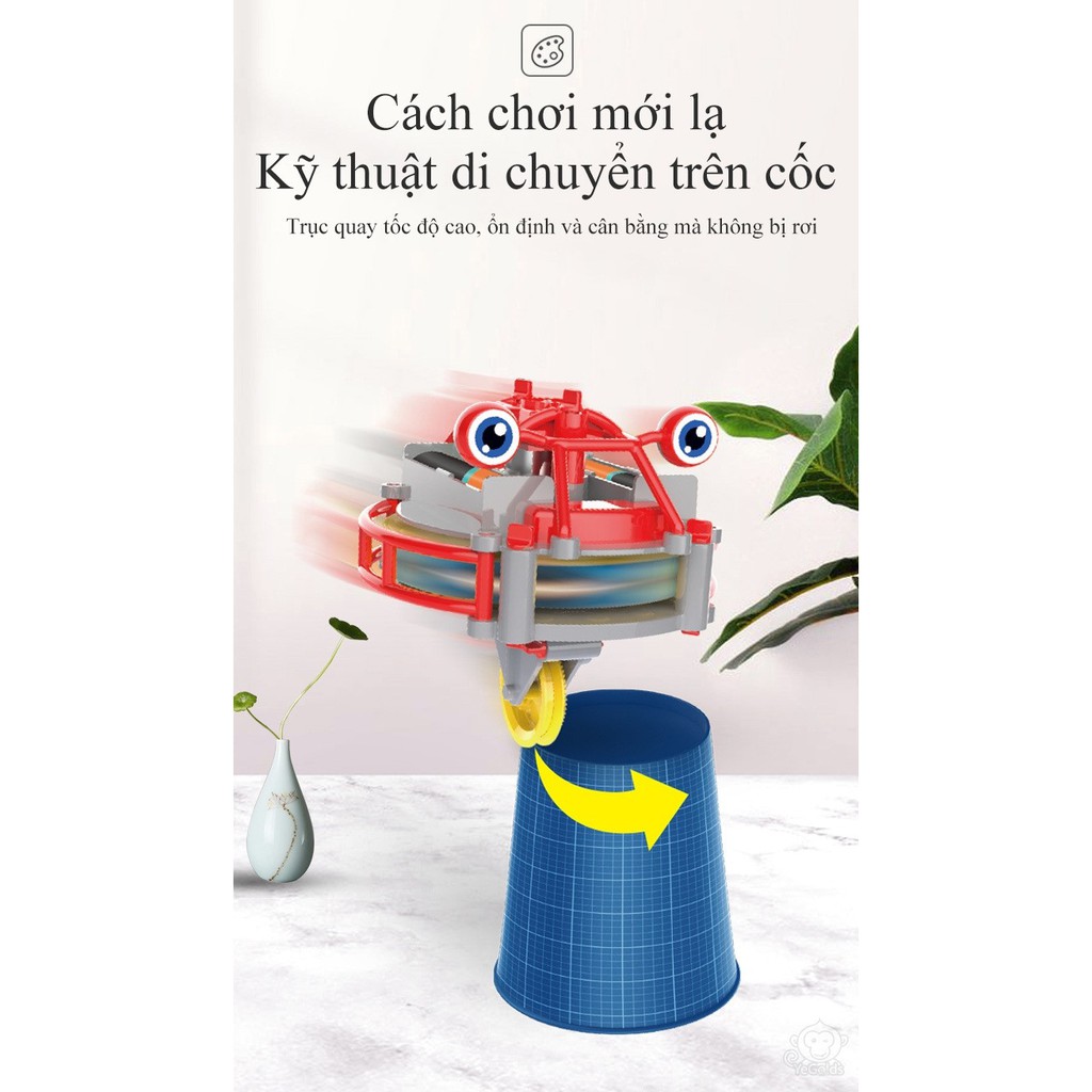 Robot lật đật xe 1 bánh, hai hình dạng, thăng bằng không ngã - Home and Garden