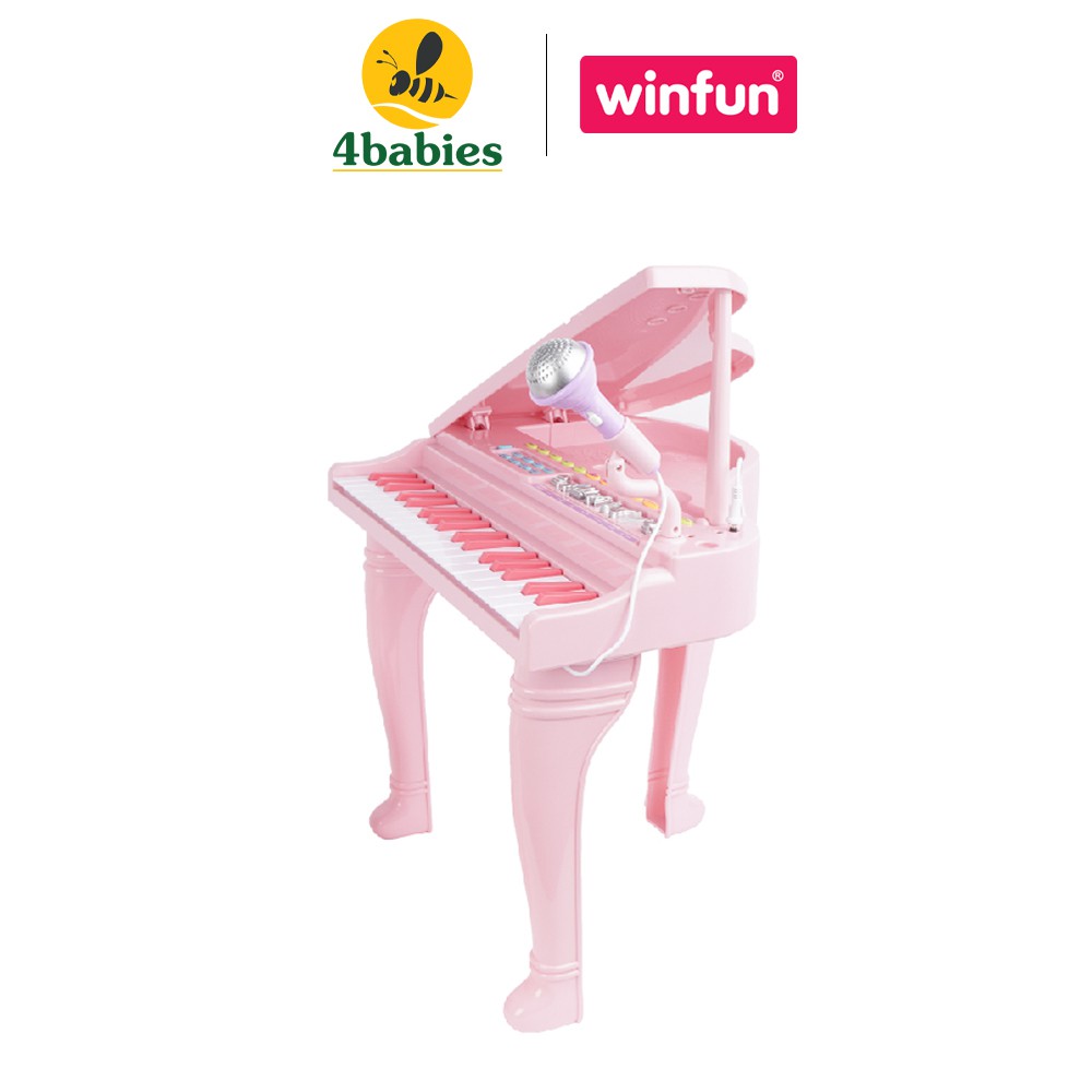 Đồ chơi âm nhạc cho bé - Đàn piano cổ điển kèm mic thu âm Winfun 2045