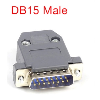 Đầu db15 loại đực có vỏ 2 hàng chân