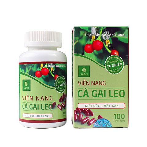 Viên Nang Cà Gai Leo SADU - Mua 03 tặng 01 - Bảo vệ lá gan của bạn và gia đình