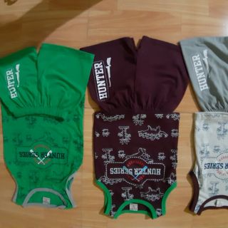 Combo 5 bộ cotton xuất dẹp cho bé trai.