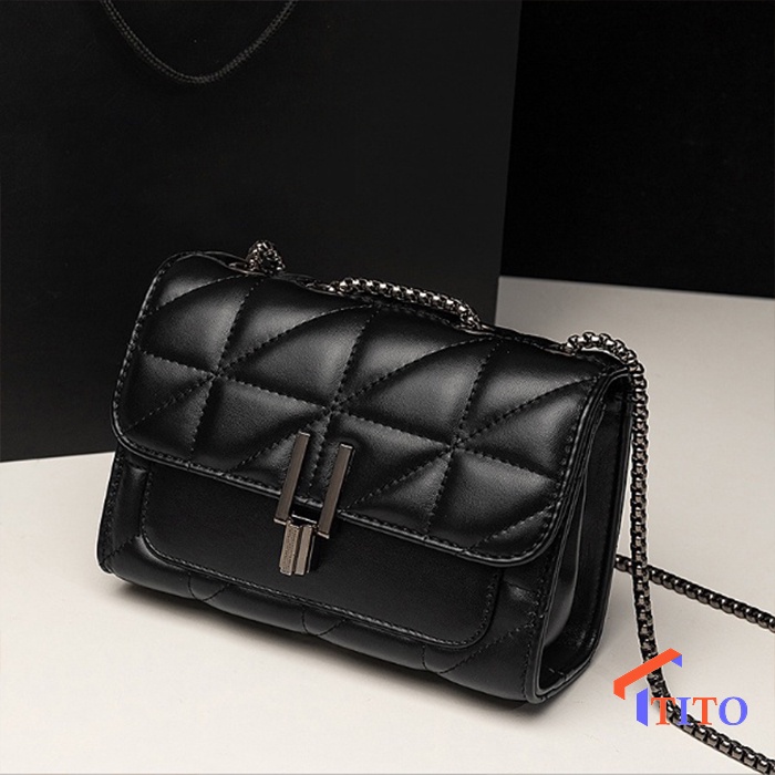 Túi xách nữ dây xích cao cấp, Túi đeo chéo khóa chữ y siêu đẹp phù hợp đi chơi công sở đi học - Tito shop