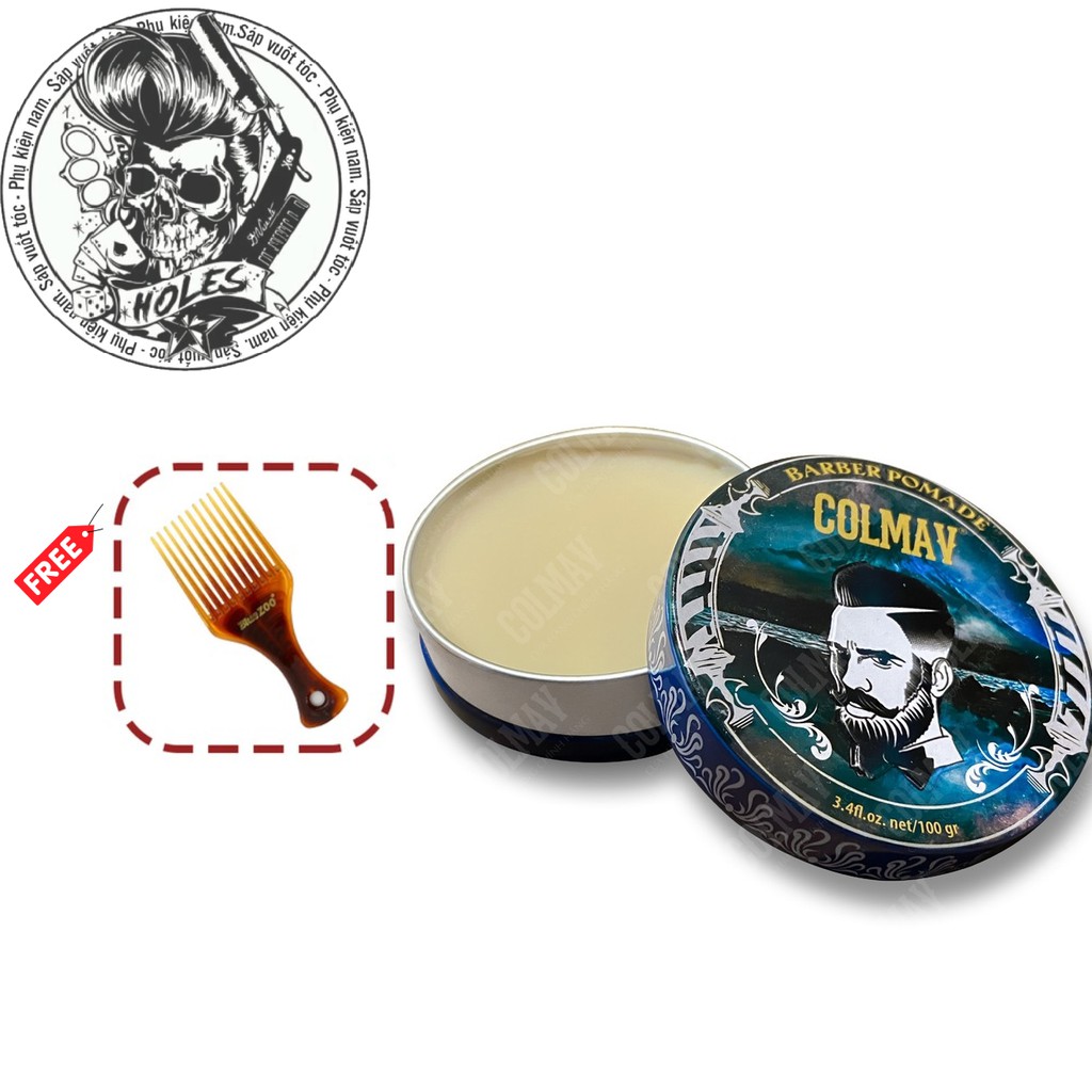 Sáp vuốt tóc Colmav Barber Pomade Gốc dầu - 100gr