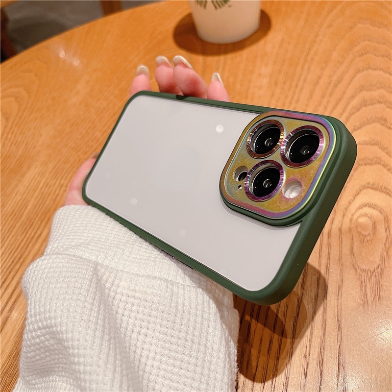 Ốp Điện Thoại Silicon Trong Suốt Chống Sốc Cho iPhone 13 Pro MAX 11 12 Pro MAX