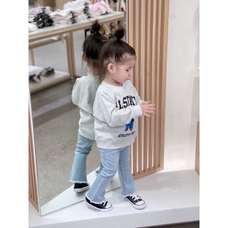 Áo nỉ cổ tròn Calstate cho bé , áo sweater trẻ em unisex bé trai , gái , TP KIDs MSP 1245