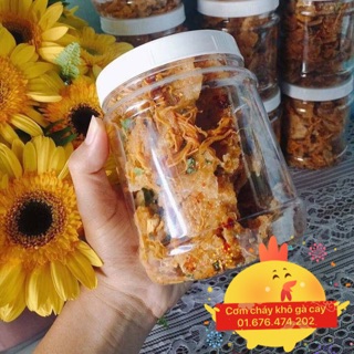 Cơm cháy khô gà hũ lớn