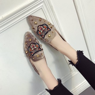 giày bệt nữ mũi nhọn