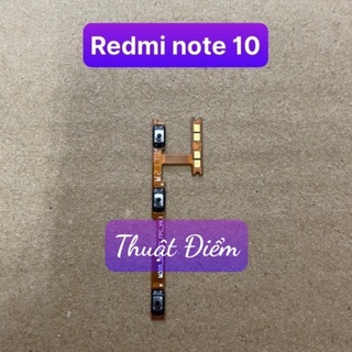 Cáp nguồn liền âm lượng xiaomi Redmi note 10 note 10s lắp chung