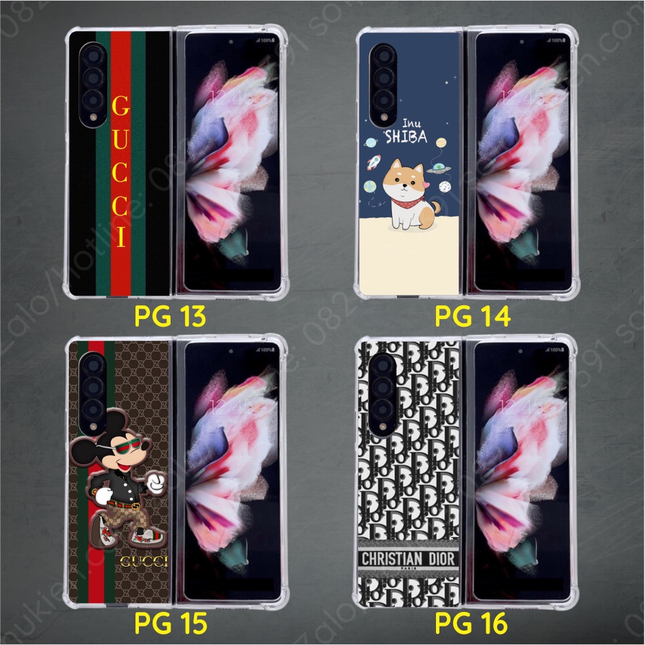 Ốp lưng Samsung Z Fold 4 /Z Fold 3/Z Fold 2 (ZFold4/ Zfold3/ Zfold2) dẻo viền chống sốc in hình thời trang, sang trọng