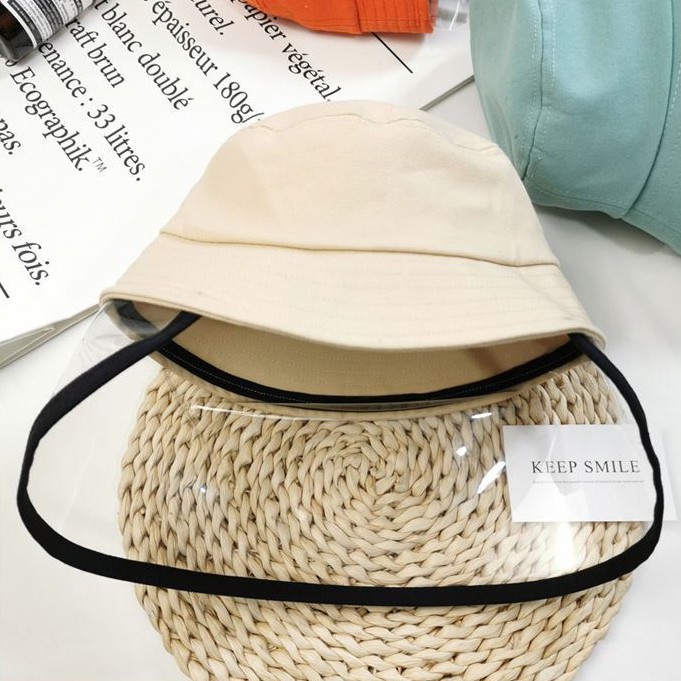 Mũ Chống Nắng / Bụi / Giọt Bắn Có Thể Tháo Rời Thời Trang Mùa Hè Cho Bé