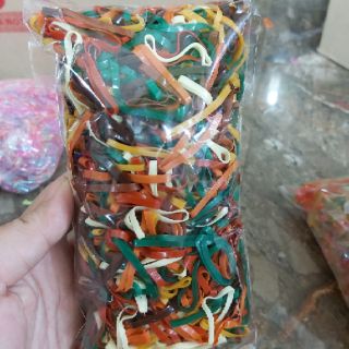 100g thun buộc tóc nhiều màu cho mẹ và bé