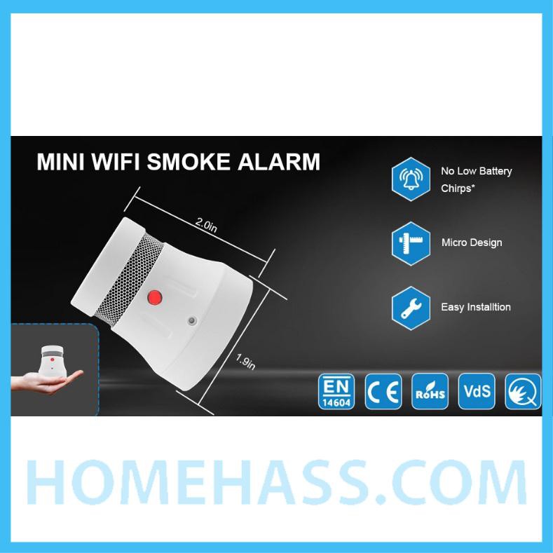 Đầu Báo Khói Báo Cháy Wifi Tuya W04