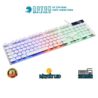 Bàn phím game thủ phím tròn Divipard GK-30 Punk Suspended LED Rainbow