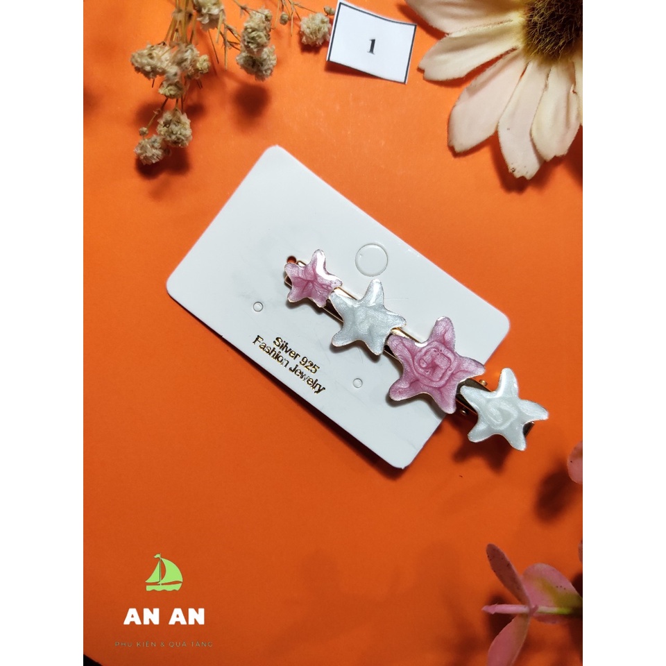 [SẴN KHO] Sét 8 món Ghim Kẹp tóc đính đá sang trọng, siêu dễ thương phong cách Hàn Quốc cho bạn nữ TO11-SET1