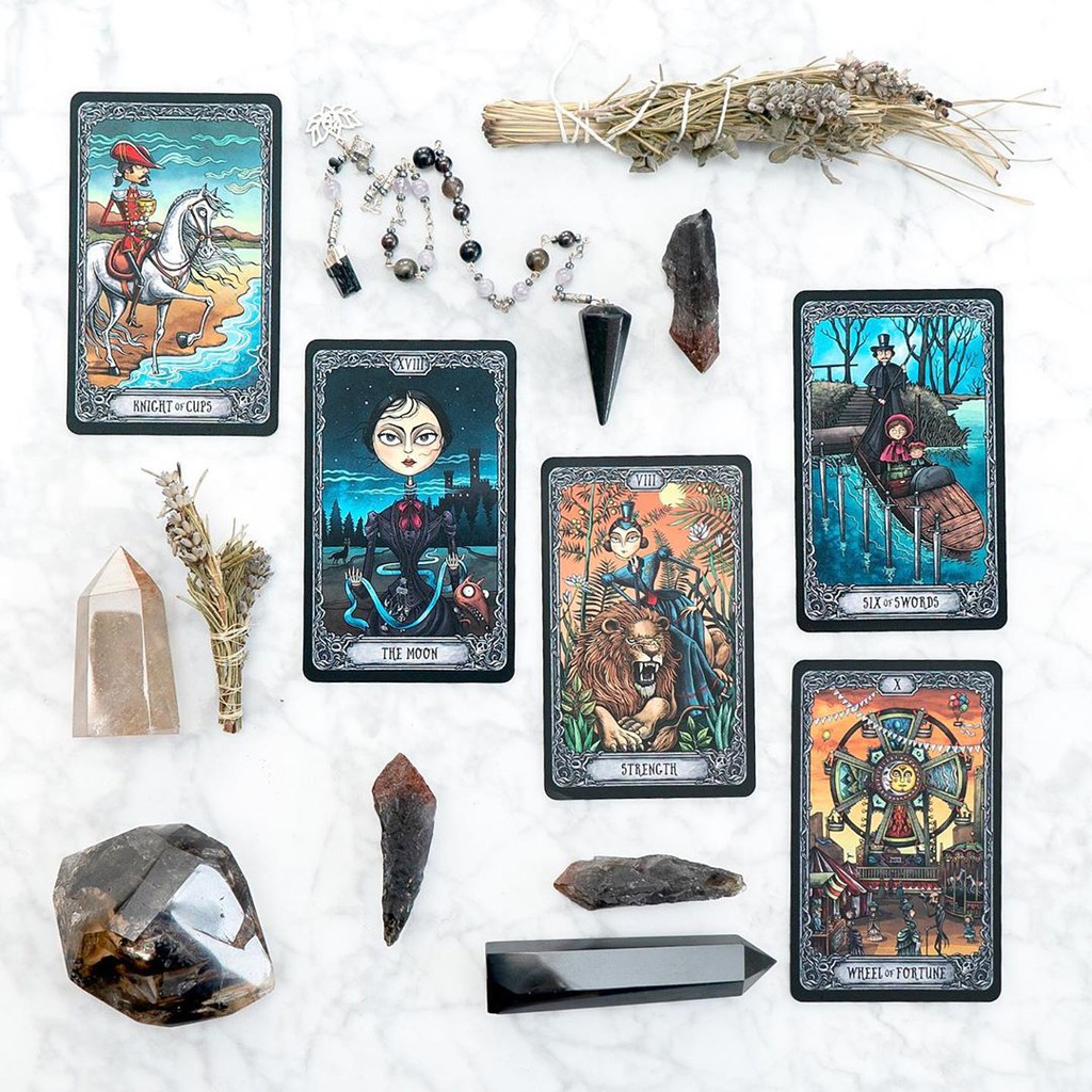 Bài Dark Mansion Tarot 3rd Edition Black Blue