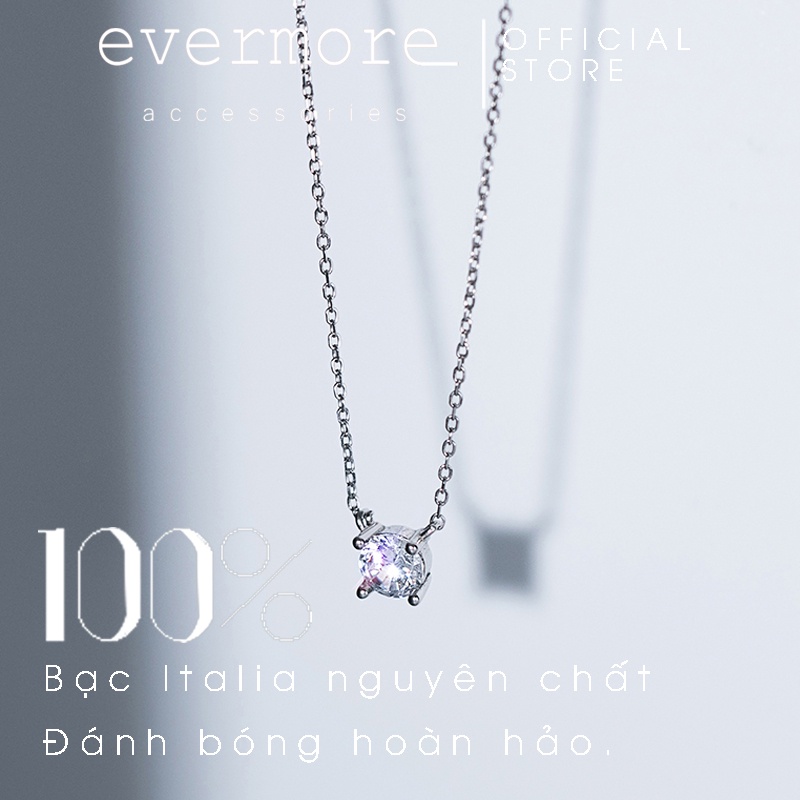 Dây chuyền bạc EVERMORE, vòng cổ bạc 925 Inner ME - minimalist, thanh lịch - D041