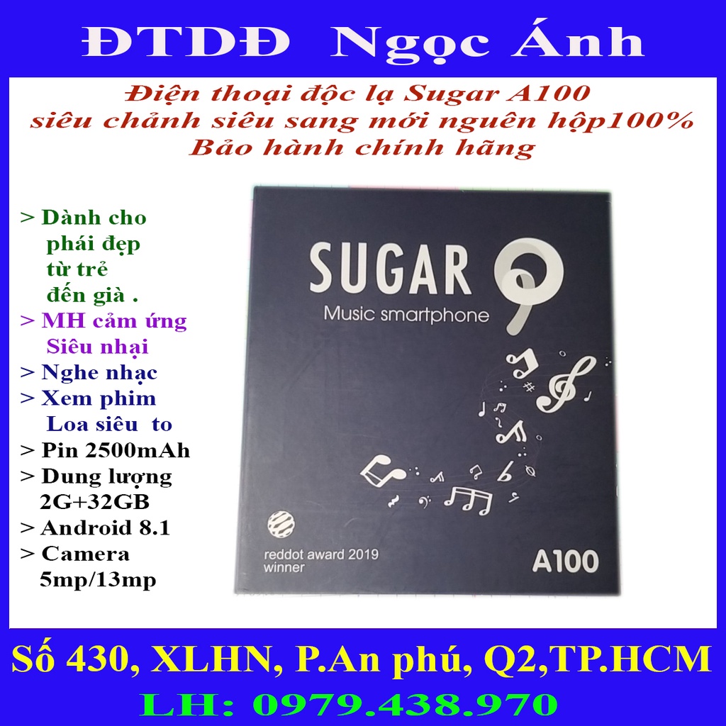 Điện thoại độc lạ thông minh Sugar A100