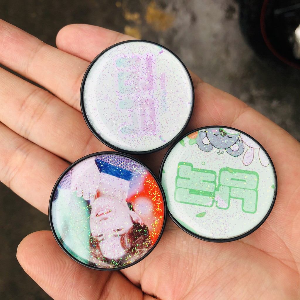 [Sỉ/Lẻ] Popsocket (Griptok) Expoxy kim tuyến in theo yêu cầu | WebRaoVat - webraovat.net.vn