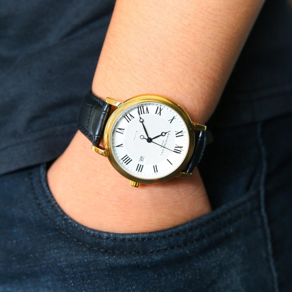 Đồng Hồ - Đồng Hồ Nam Raymond Weil - Dây Da Cao Cấp - Full Box - Phong Cách Đẳng Cấp Thời Thượng - Bảo Hành 12 Tháng - H