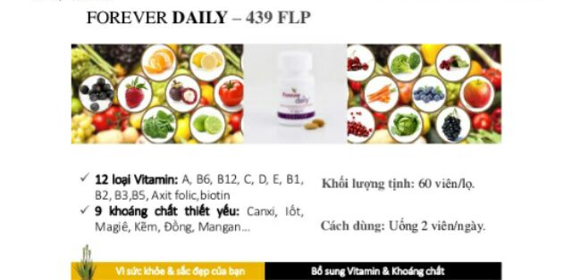 [RẺ VÔ ĐỊCH]  VIÊN BỖ SUNG DINH DƯỠNG FOREVER 439FLP | BigBuy360 - bigbuy360.vn