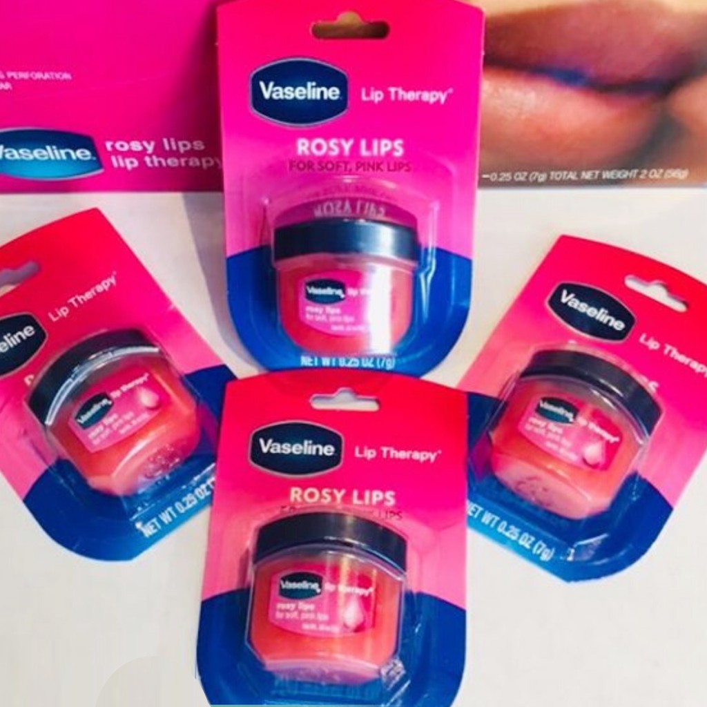 SON DƯỠNG MÔI VASELINE LIP THERAPY ROSY LIPS 7G