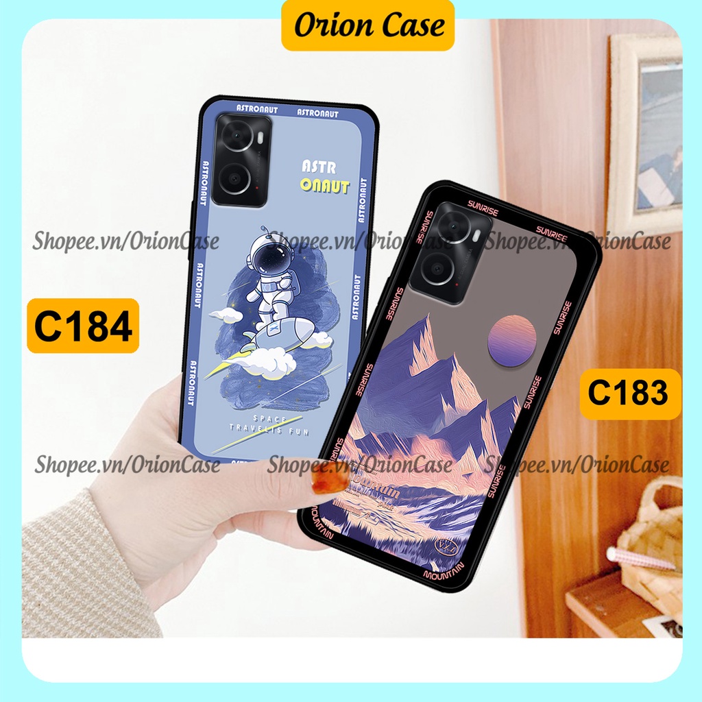 Ốp Oppo A36 - A76 in hình astronaut pro nasa, moutain cá tính.ốp lưng chống sốc.