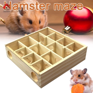 Đồ Chơi Mê Cung Gỗ Cho Chuột Hamster