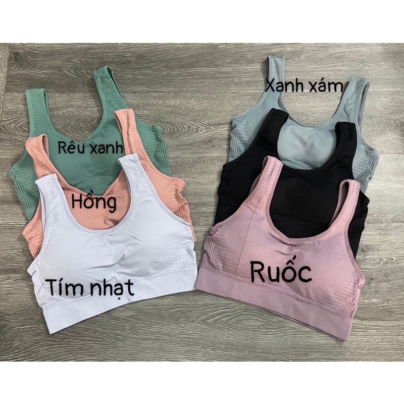 Áo bra nữ dệt trơn 6866 gym,thể thao,yoga