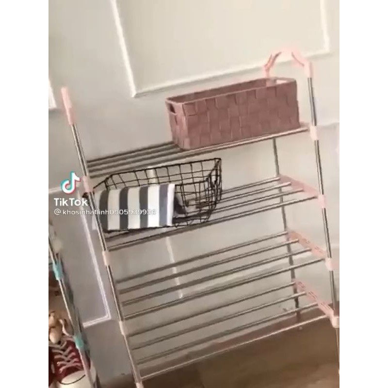 kệ để dép 5 tầng INOX đẹp và chắn chắn (loại 1)